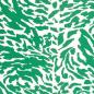 Preview: Viskose Popeline Animalprint Grün auf Weiß